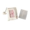 Hanging Decoration Photo Photocard Frame With Heart Keychain Card Protective Case  Girls Gift