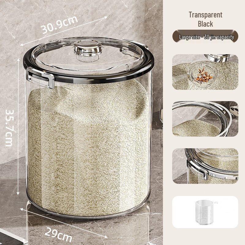 ZISIZ Flip-Top Rice Storage Container