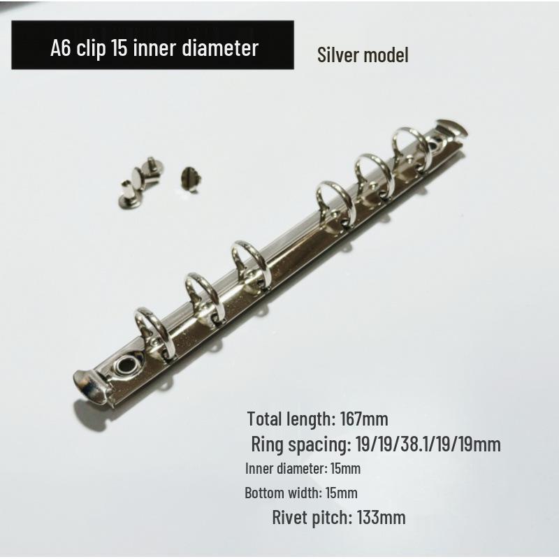 A6 Weirdo 6-Hole Metal Clip Loose-leaf Binder Journal
