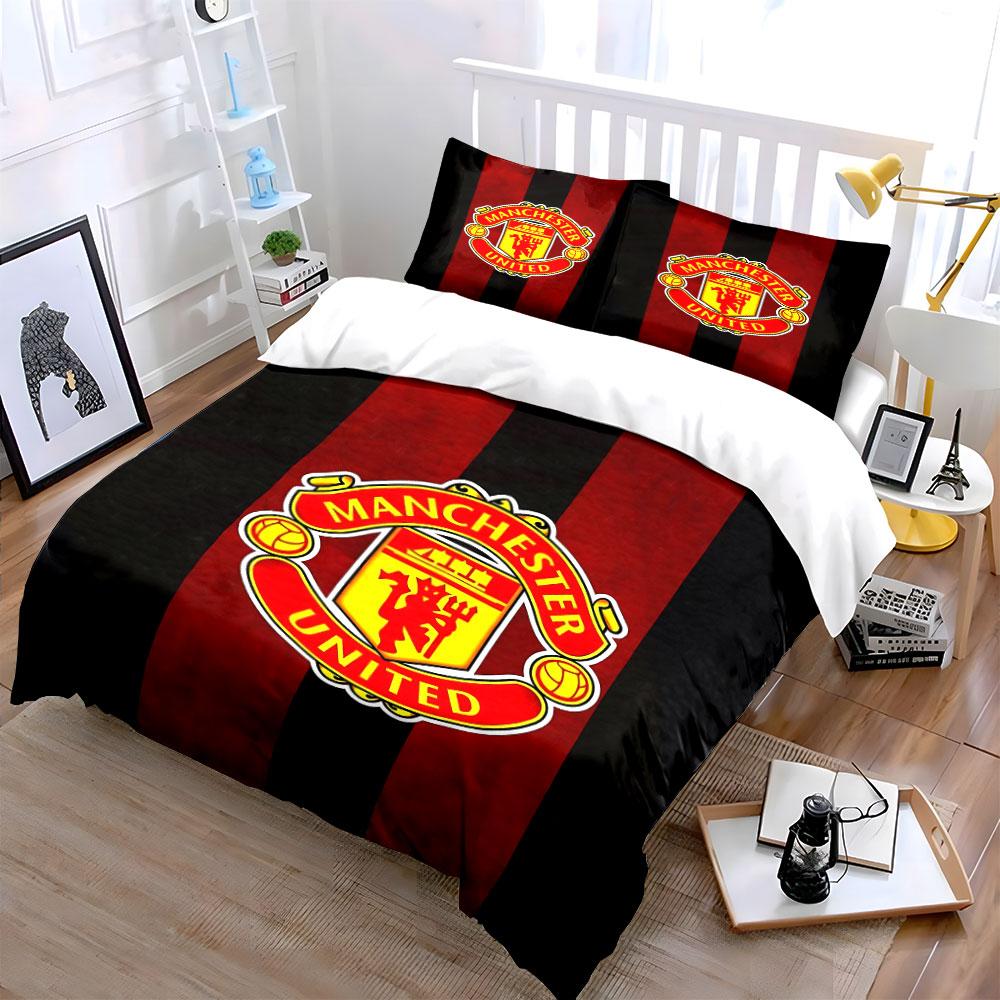 """Manchester United Povlečení""" Povlečení Sada povlaků na přikrývku Povlak na přikrývku Povlaky na polštář""" (1 * Povlak na peřinu 2 * Povlaky na polštář, bez náplně do peřiny)