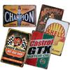 PLEAVIT Tin Sign, American Retro Garage Wall Hanging Plate, Antique Decor (A)