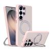Applicable To Samsung S26Ultra Phantom Magnetic Stand Mobile Phone Case 360 ° Rotating Stand S26Plus Protective Case