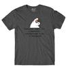 I Cant Fly Therefore I Am A Penguin Unisexs T Shirt Funny Lettering Saying Tee Top
