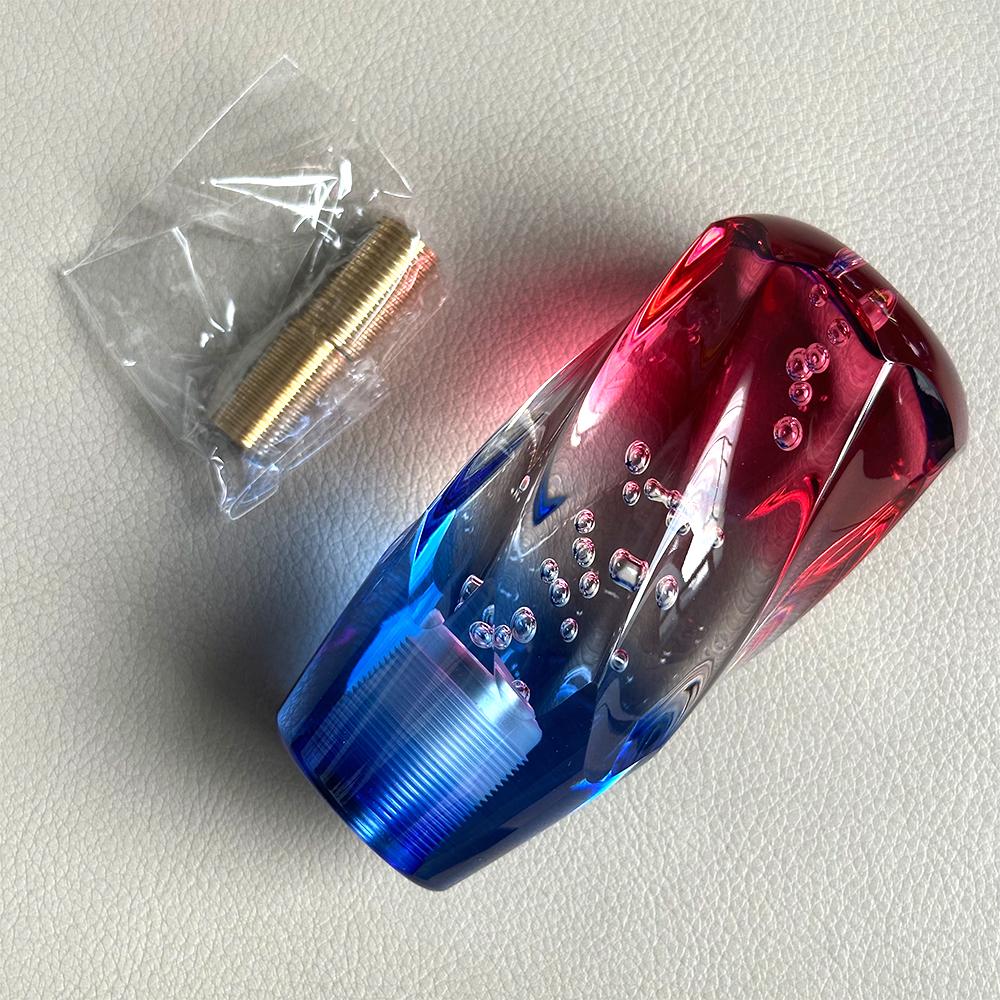 10cm 15cm Car Manual Shift Knob Gear Shifter Head Shift Knob Stick Crystal Transparent Bubble Throw Gear Shifter