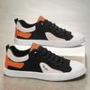 Canvas Elastic Band Foot Shoes Daily Outdoor Breathable Comfortable Flat-Bottomed Sports Men'S Shoes Casual Shoes
