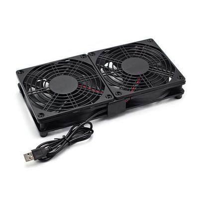 Router Cooling Fan 5V USB Laptop Tablet Host Case Cooling Fan Silent Strong Wind Laptop Cooling Fan Heat Sink