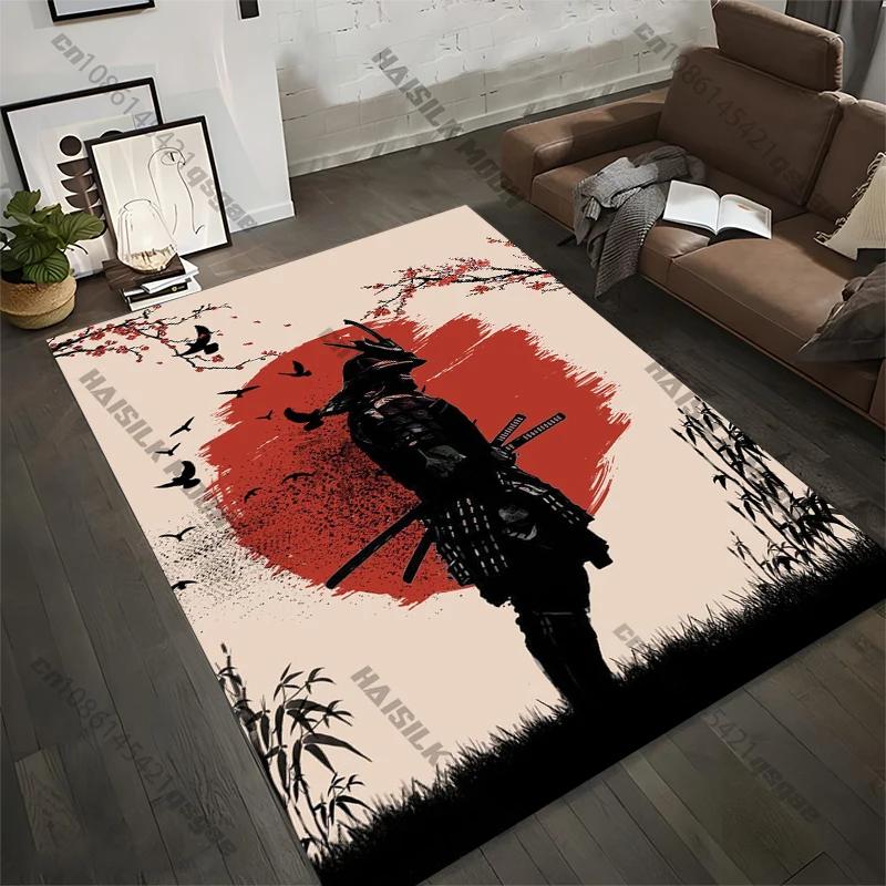 15 Size Samurai Spirits Large Carpet Living Room Home Decor Sofa Table Rug Anti Slip Chair Lounge Floor Mat Carpet for Bedroom