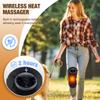 Elektrische Schulterstütze Beheizter Knie-Massager Vibrationsmassage Stützgürtel 3-in-1-Massager für Schulter Ellbogen Heißkompresse
