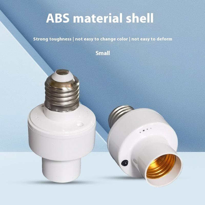 Ac85-265V E27 Lamp Base With Wireless Smart Remote Control Intelligent Switch Lamp Holder Cap Smart Home Accessory