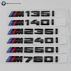 XKUGH1 For BMW New 2025 3D ABS Black Logo M 135i 140i 235i 240i 550i 760i Emblem Badge Car Rear Trunk Sticker For BMW F20 F40 F22 F44 G