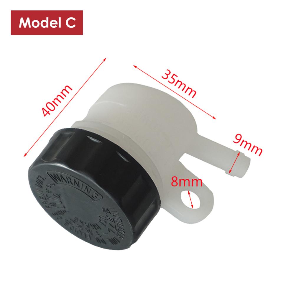 Refit Motorcycle Foot Rear Brake Master Cylinder Tank Oil Cup Fluid Bottle Reservoir