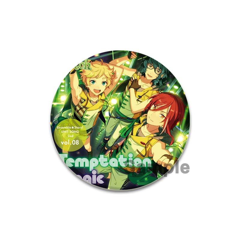 

32/44/58 мм брошь Ensemble Stars ручной работы для одежды, значок для косплея из мультфильма, украшение для рюкзака, ювелирное изделие, подарок 32mm