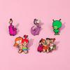 European and American Animation Cartoon Characters Crazy Primitive People Metal Badges Primitive People Modeling Alloy Brooch