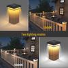 Nu Feng Outdoor Solar LED Pillar Lights (4-Pack, Warm White)
