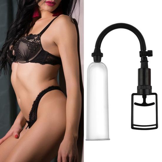 Sucking Masturbation Pump Stylish Tightly Wrapped Manual Negative Pressure Portable Add Happiness TPE Aero-up Penis Pump Adult Product