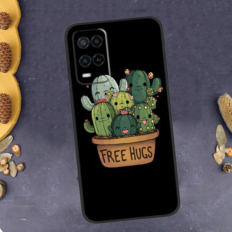 Plant Cactus Phone Case For Oppo A79 A18 A38 A58 A78 A98 A17 A40 A60 A80 A16 A76 A96 A15 A74 A94 A54 A77