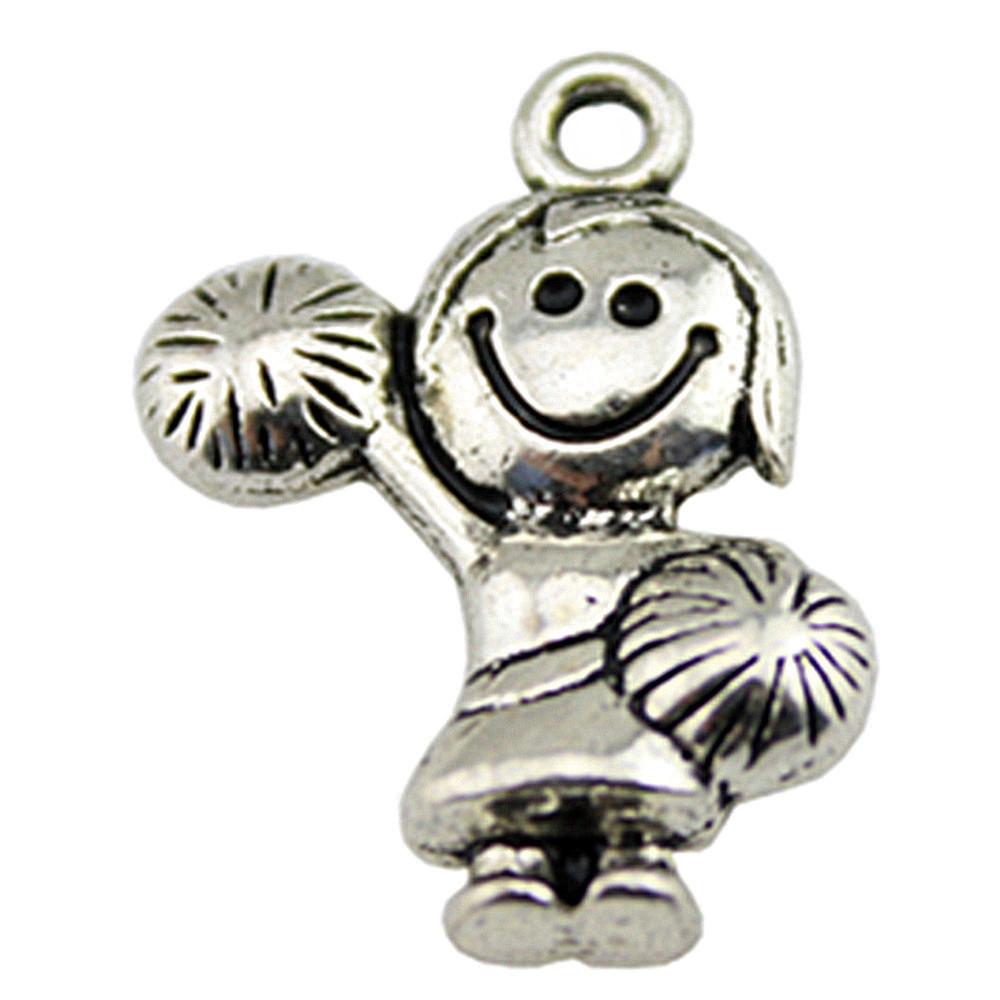 Dancing Boys Charms Girls Pendants For Dance Themed Jewelry Accessories Alloy