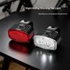 Rechargeable Waterproof Bike Light, Bright Led Front Headlight & Red Rear Taillight For Mountain Road Night Cycling Safety Gear