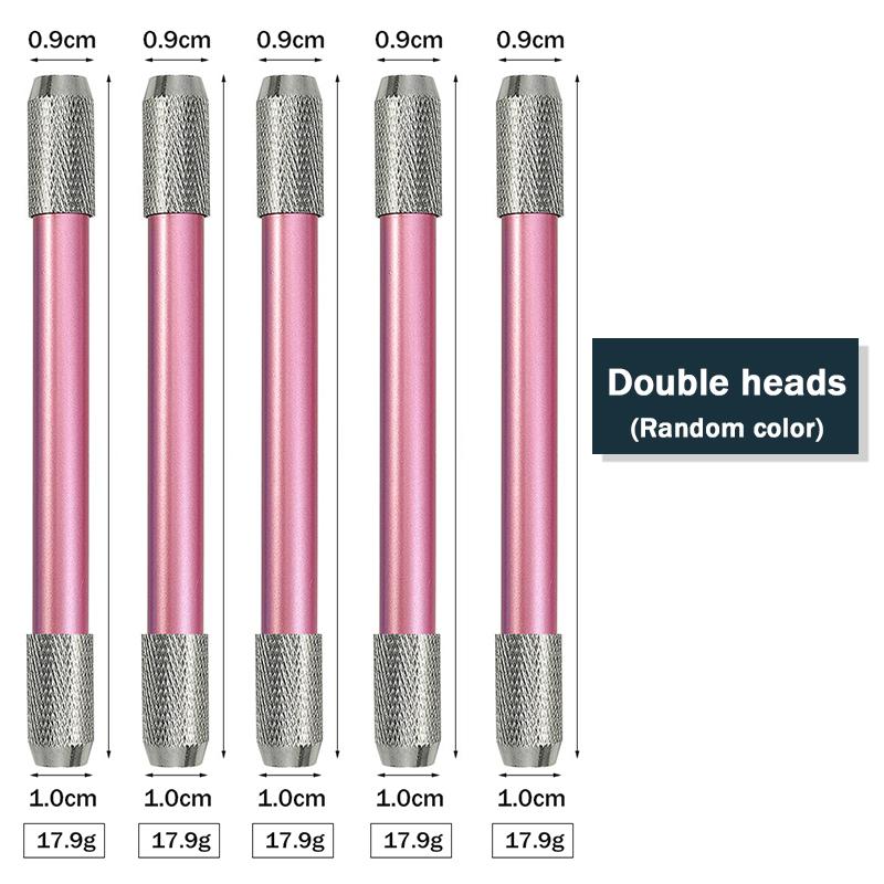Suport prelungitor creion reglabil cu cap simplu/dublu, tijă prelungitoare metalică/lemn, creioane rotunde/triunghiulare/hexagonale, suport pentru creioane