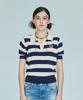 LARTIGENT L10 Stripe Puff Knit(Navy)