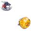 F136 Titanium Zirconia Stud Earrings: Multi-color Diamond Inlaid, Fashionable Piercing Accessories for Trendy Men & Women