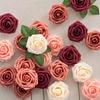 1 Box Artificial PE Foam Rose Flowers Bridal Bouquets for Wedding Table Home Party Gift Decorations DIY Scrapbook Supplies
