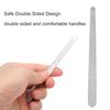 Stainless Steel Nail File Double Side Polished Washable Portable Nail Art Tool for Home Beauty Salons