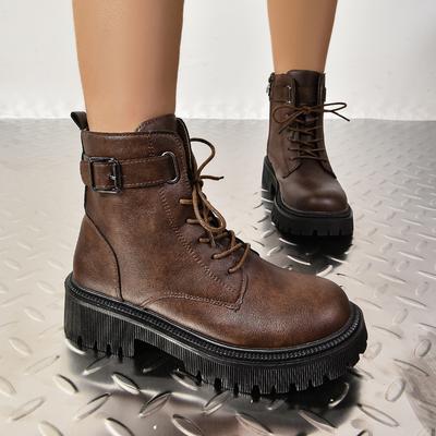 Fashion Women Boot Autumn Winter Fashion Classic Ankle Boots Women Round Toe Casual Comfortable Outdoor Shoes for Women Botas De Mujer