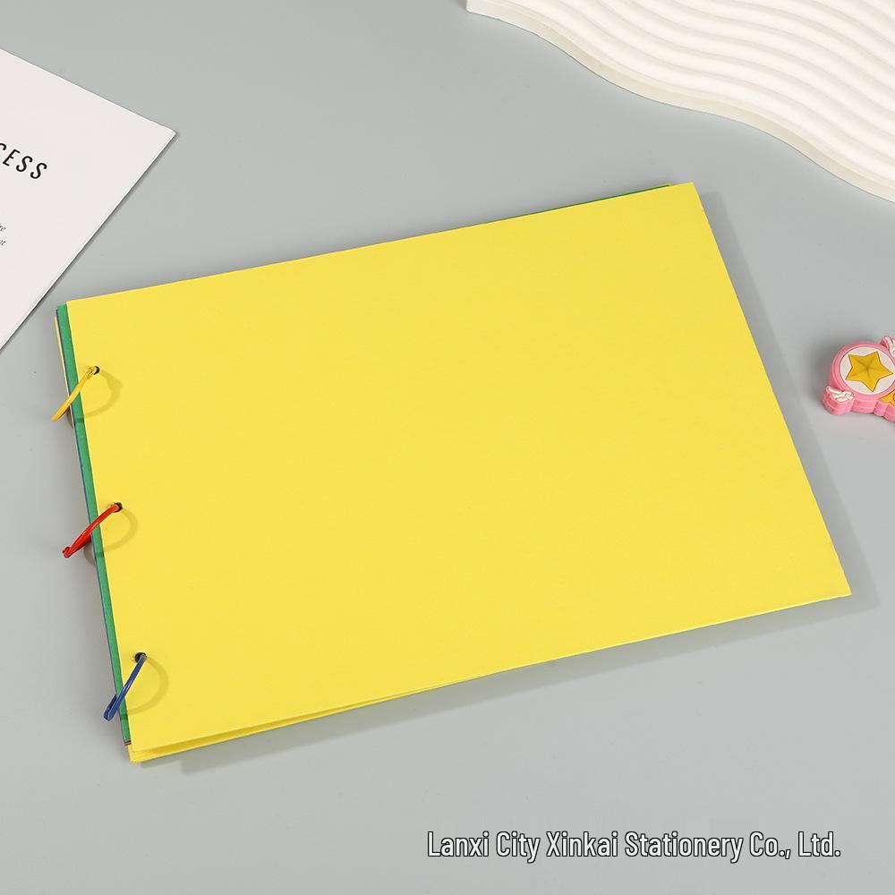 A4 Polaroid Fotoalbum – DIY Scrapbook mit Retro Kraftpapier