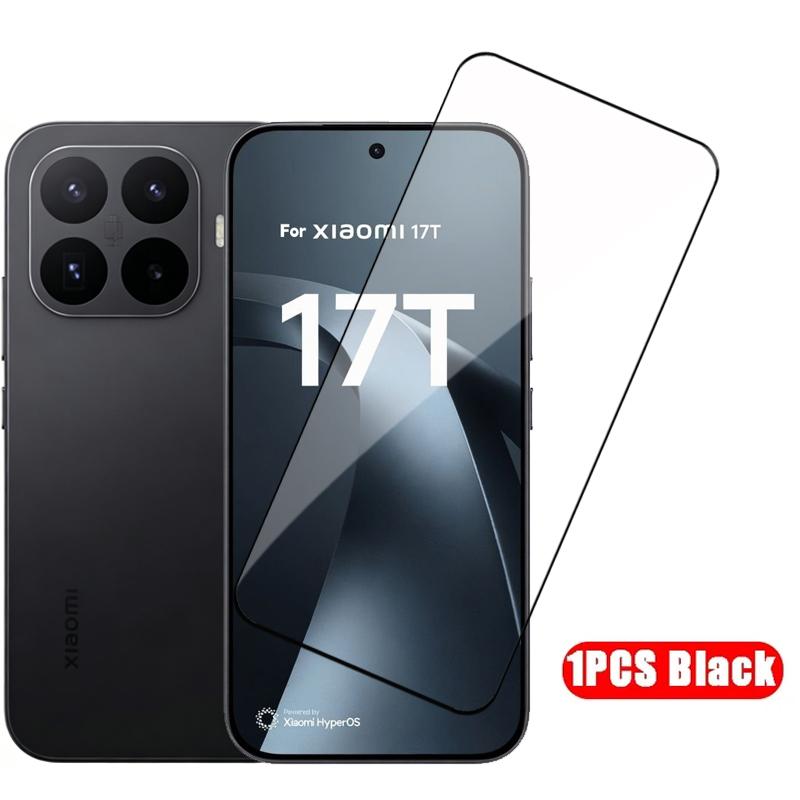 For Xiaomi 17T Full Cover Tempered Glass Xiaomi 17T Pro Screen Protector HD Screen Glass Protective Phone Film For Xiaomi 17T