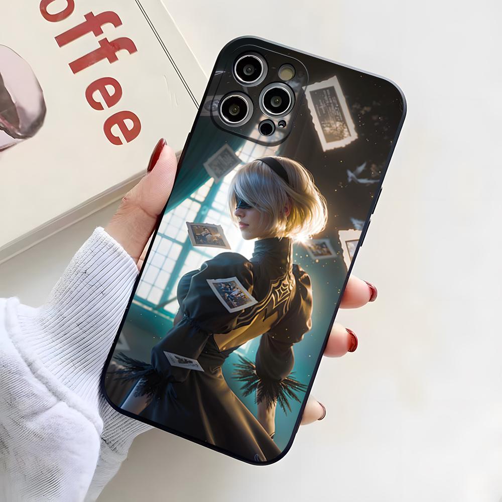 

Чехол для телефона N-NieR A-Automata для IPhone 17 Pro Max 16 15 14 Pro Max 13 11 X Xs Xr 8 7Plus Силиконовый чехол iPhone17