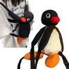 38cm Cartoon Pinguin Plüsch Rucksack Cartoon Niedliches Plüschtier Weiches Stofftier Umhängetasche Für Kinder Mädchen Dekor Kosmetiktasche