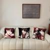 Vtuber Vox Akuma Cute Anime cushion For Bedroom Car Coffee Shop Room Soft and Living Room Sofa Decorative Pillow Cover Case