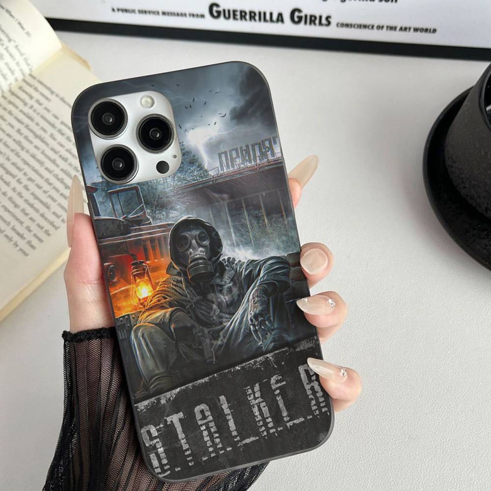 Post Apocalyptic Game Metro 2033 For IPhone 16 15 14 13 12 11 17 Pro Max Plus Wave Corrugated Phone Case Anti Drop Cover