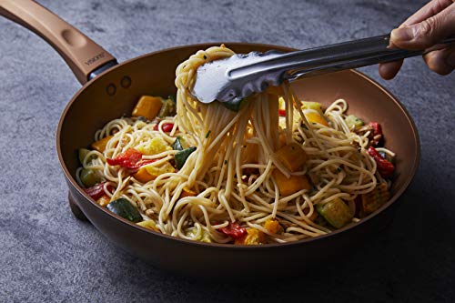 VISIONS Frying Pan, 28cm, Induction Compatible, Gold Coating, CP-8813