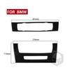 For Bmw 3 Series 2005-2012 E90 E92 Piano Black Air Conditioner CD Control Panel Plastic Cover Car Interior Accessoriers Sticker