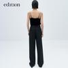 Edition Gao Yuanyuan Style Winter Wool Blend Wide-Leg Trousers EBC4PAT005