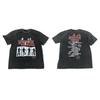 Stranger Things Vintage Waschung Grafik T-Shirt Rundhals Kurzarm T-Shirt Retro Sommer Unisex