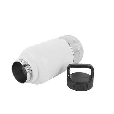 Insulated Dog Travel Water Bottle 304 Stainless Steel 3 In 1 Portable Dog Water Bottle Dispenser with 2 Removable Bowls