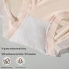 FENTENGCARE Women's Ice Silk Seamless Anti-Bacterial Briefs 5-Pack