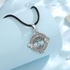 Eudora 925 Silber Lebensbaum Halskette Nordische Runen Hexe Keltischer Knoten Yggdrasil Amulett Anhänger Mann Wikinger Schmuck