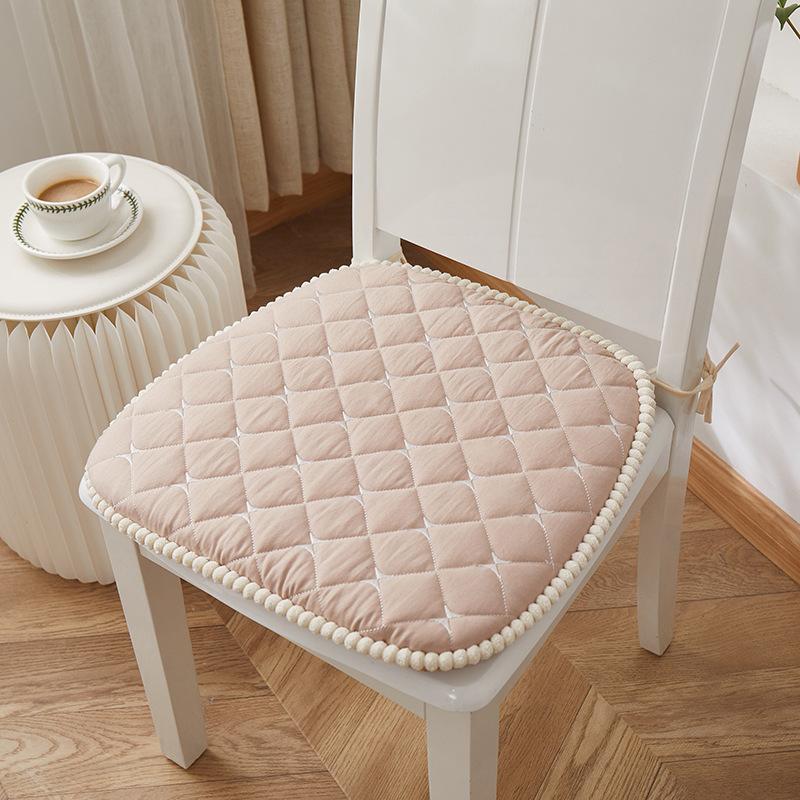 Dining Chair Cushion Thickened Quilted Chair Cushion Rebound Memory Foam Office Stool Cushion Dining Table Cushion