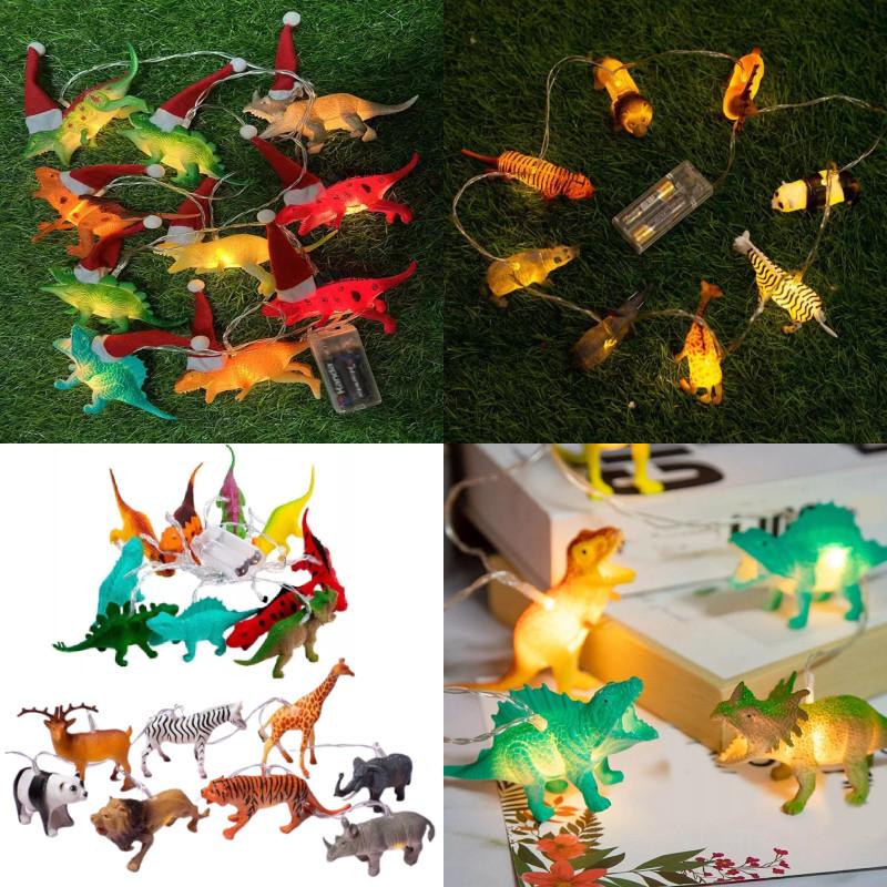 Dinosaur Christmas Led String Lights Night Light Children Bedroom Party Decor