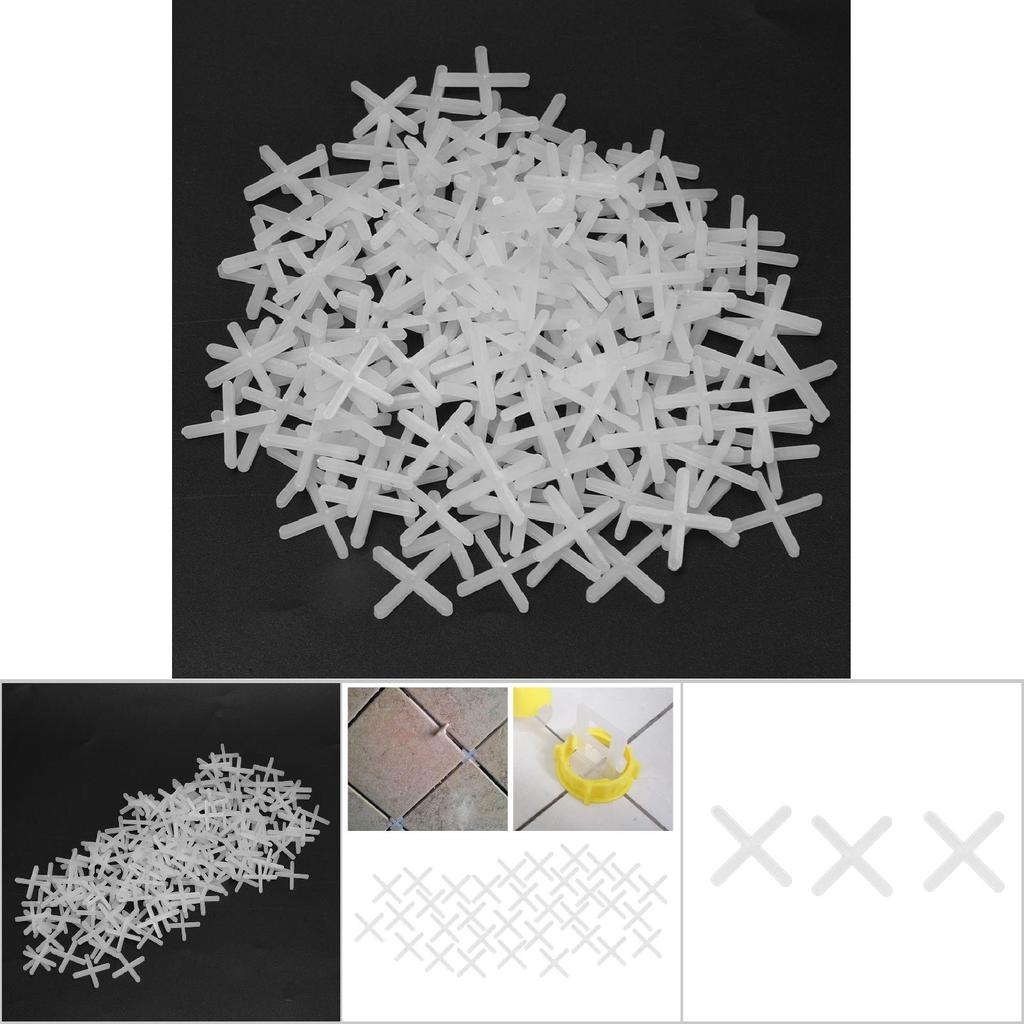 2000Pcs Ceramic Tiler Spacer Plastic Tile Plumber Reuseable Leveling System 2mmCelsius2.5mm