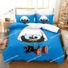 Anime Cute Calimero Bedding Set Printed single Comforter Quilt Bed Cover Duvet Cover Pillow Case 3 Pieces Sets Kids Adult Size