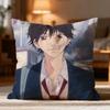 Popular AAo Haru Rideer Cushion Cover Soft Washable Pillow Case Multi-Scene for Couch Bed Travel Office Use