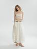 Sinseuden Erna Embroidered Long Skirt
