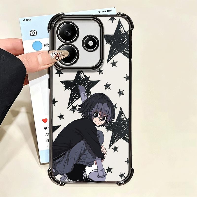 Hunter X-Hunters Shizuku Plating Phone Case For Xiaomi Poco X5 X6 X7 X8 Pro Max F8 Ultra F7 M8 M7 M5S Redmi 15C 15 14C 13C 13 X3
