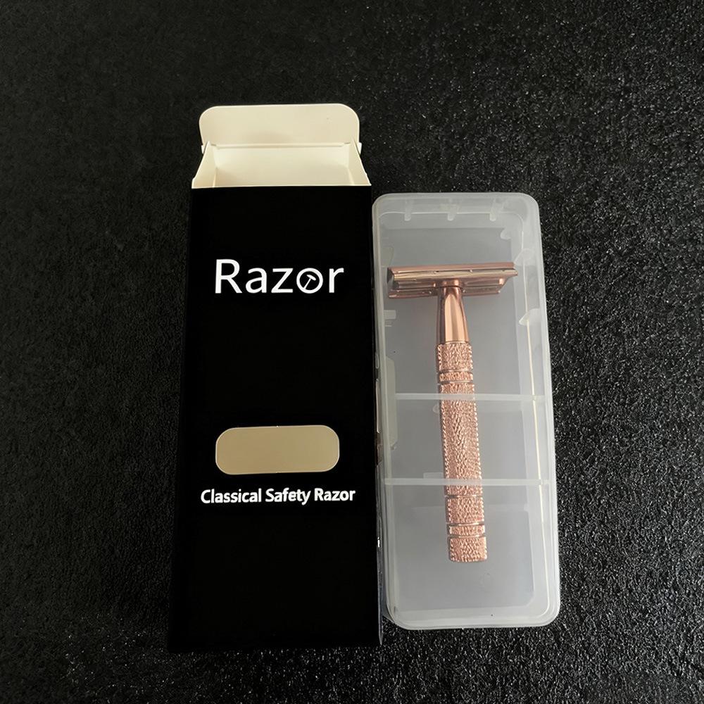 Old-Fashioned Double-Sided Razor for Men's Shaving