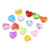 Cute Lovely Flatback Resin Charm Jewelry Hard Heart Sweet Design Earring Making Accessories for Souvenirs